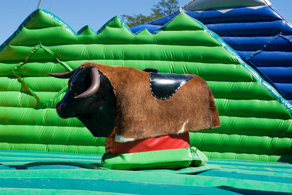 Girl on Mechanical Bull